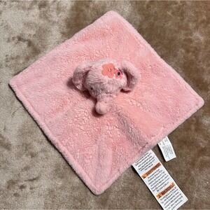 Parents Choice Lovey Pink Elephant 12 x 12 Floral Satin